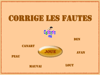 Jeux en ligne gratuit - corrige les fautes